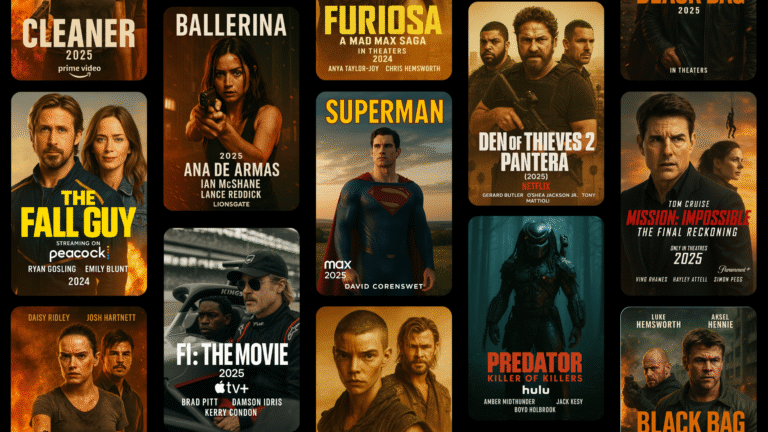 أفضل 10 أفلام أكشن حديثة