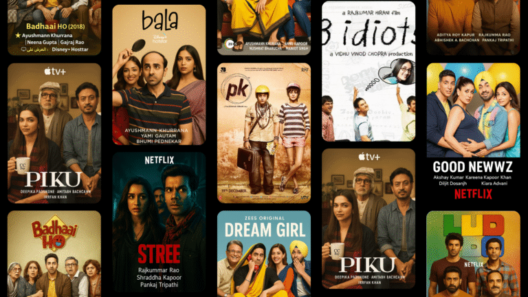 أقوى 10 أفلام كوميدية هندية حديثة