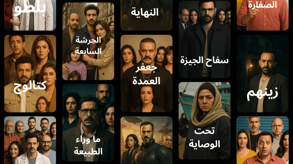 أفضل 10 مسلسلات مصرية حديثة