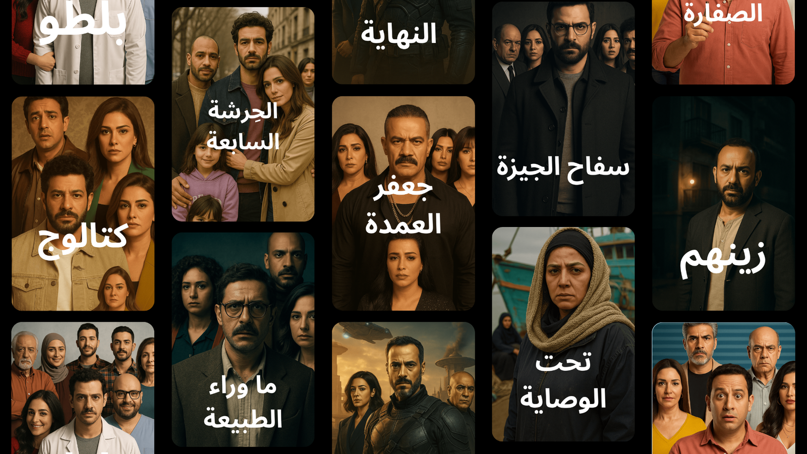 أفضل 10 مسلسلات مصرية حديثة