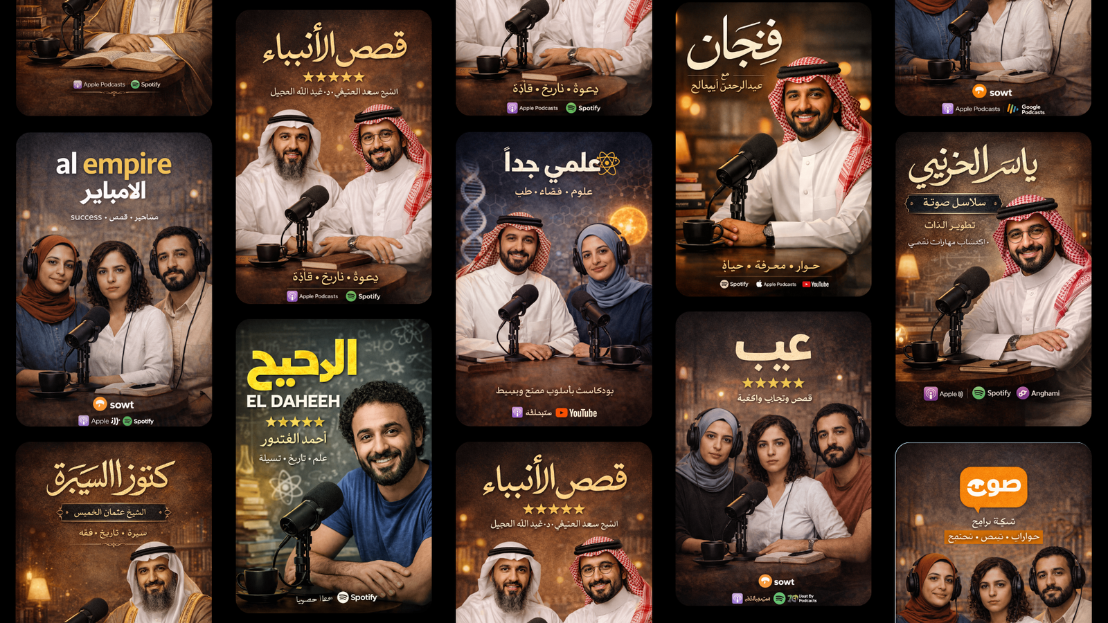 أفضل 10 بودكاست عربي 2026 حديثة